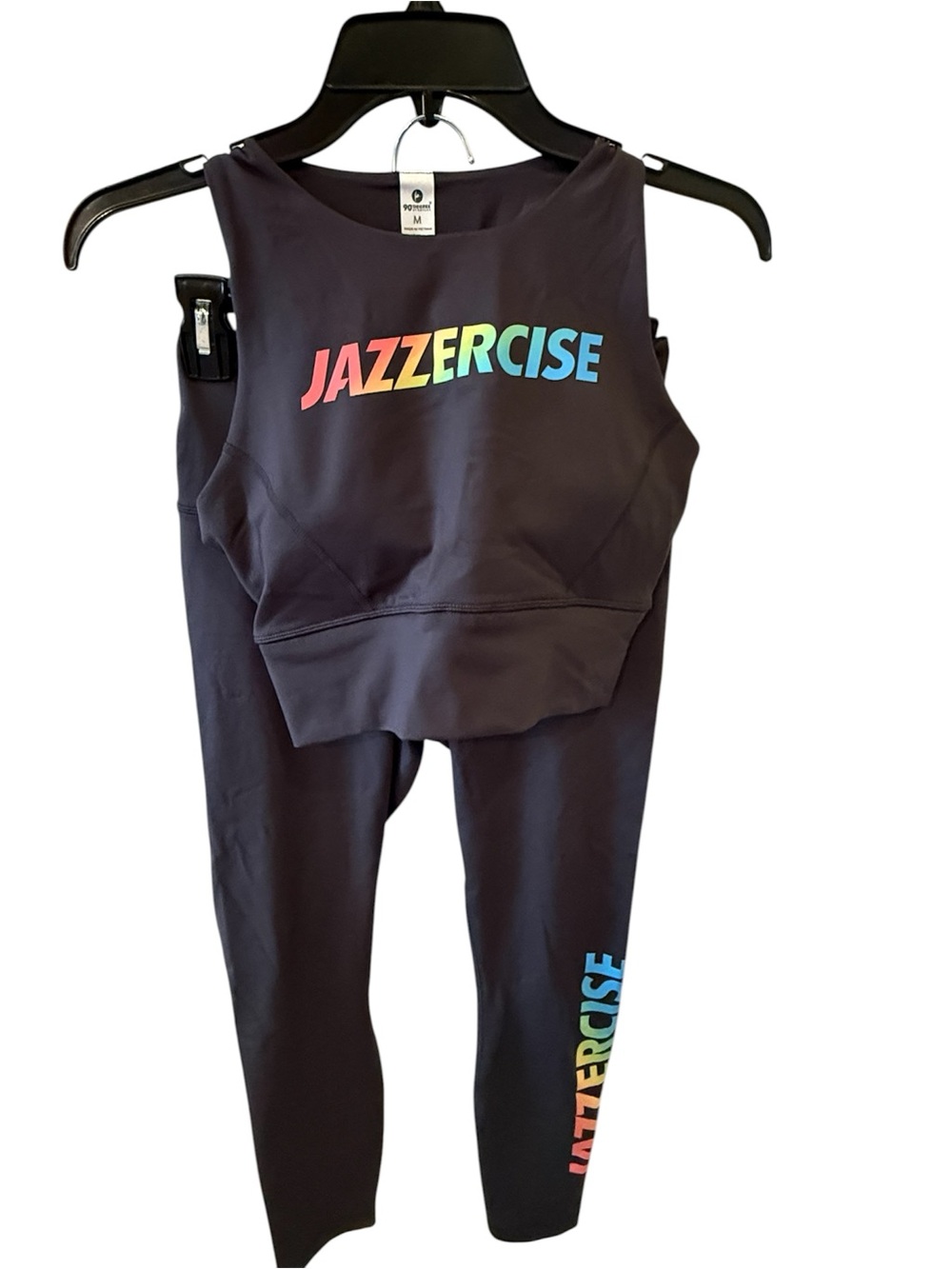 Jazzercise Gray Rainbow Logo Set size M - Picture 4 of 10